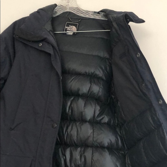 North Face Arctic Down Parka in DARK NAVY - Picture 3 of 5